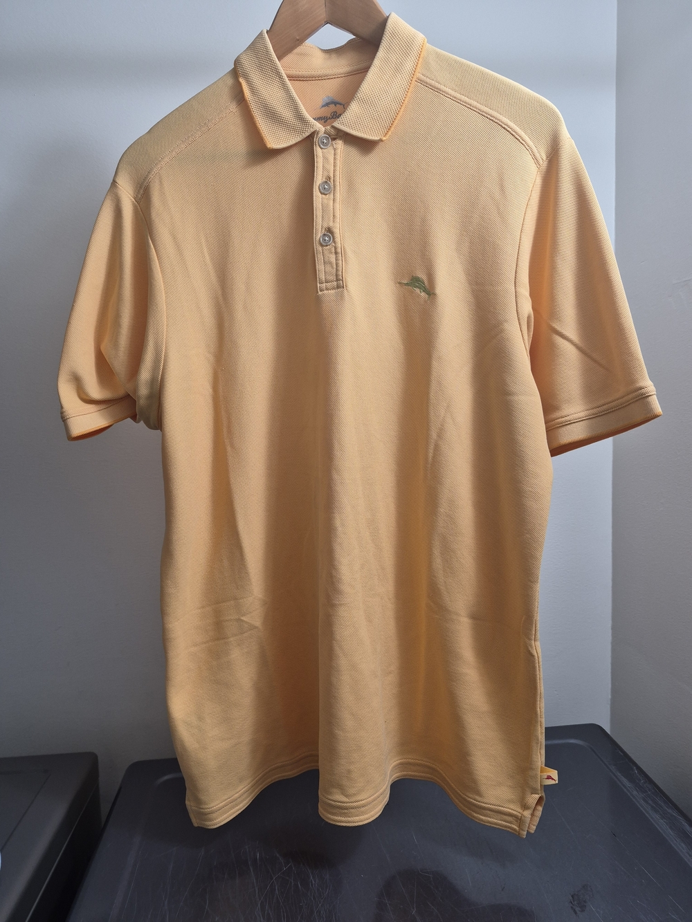 Tommy Bahama Light Peach Short-Sleeve Polo